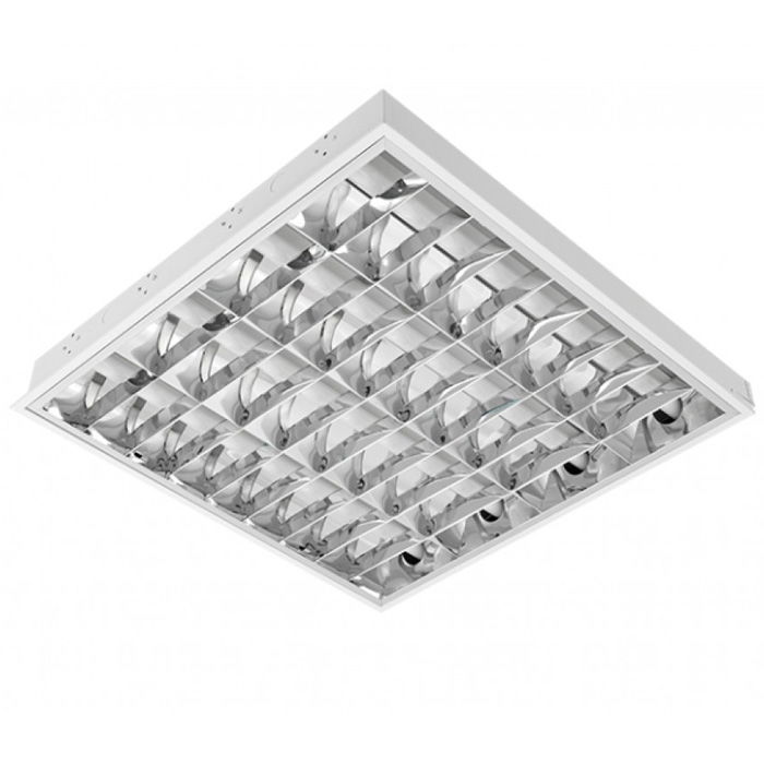 Elmark LED fénycsöves lámpatest, fehér, 595x595 mm, 2340 lm, 4000 K, 4x9 W termék fő termékképe