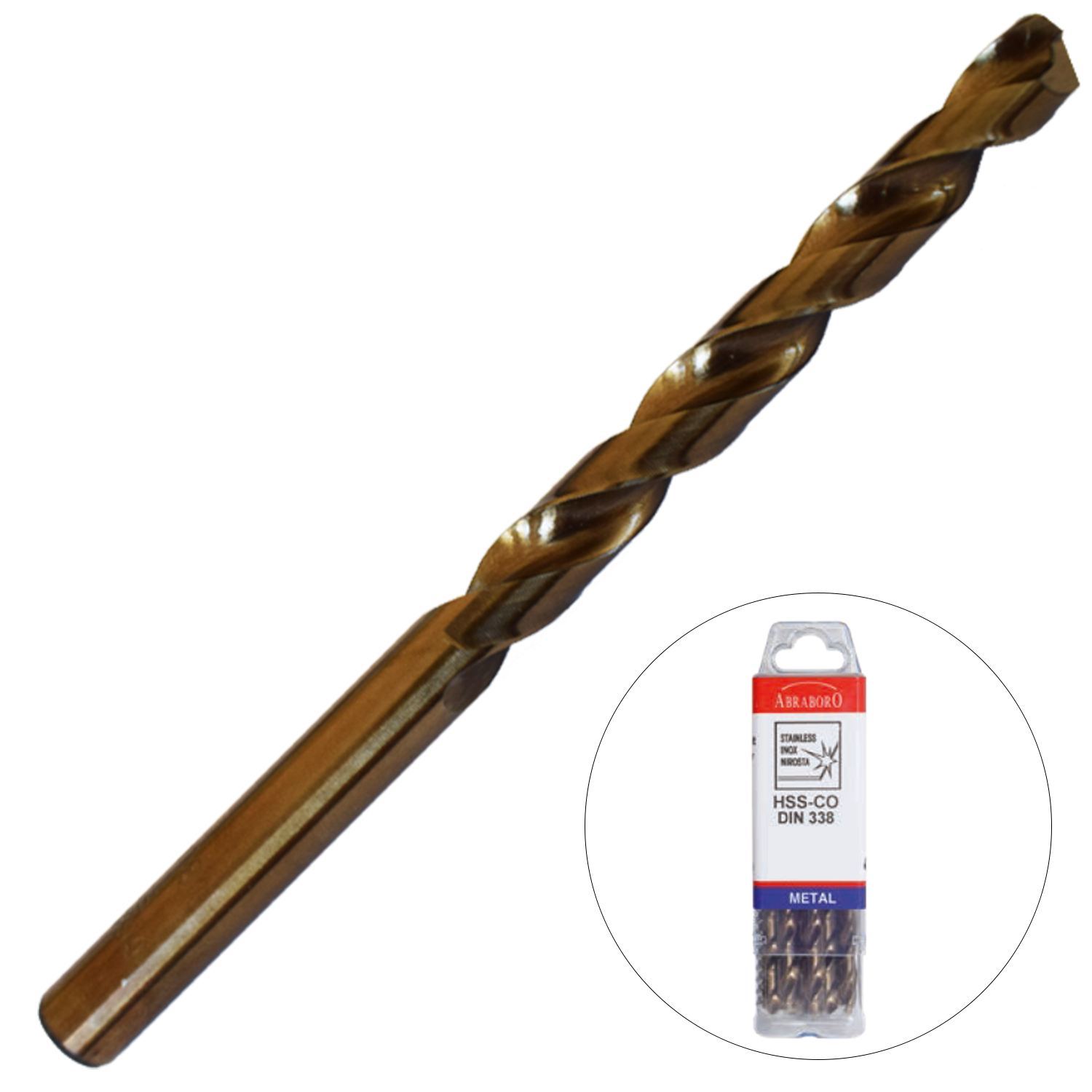 Abraboro 2.2 x 53 / 27 mm HSS-Co fémcsigafúró X-Pack, 10 db/csomag termék fő termékképe