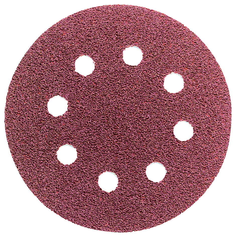 Abraboro 125 mm kör alakú csiszolópapír 8 lyukkal, 220-as szemcseméret, 5 db/csomag termék fő termékképe