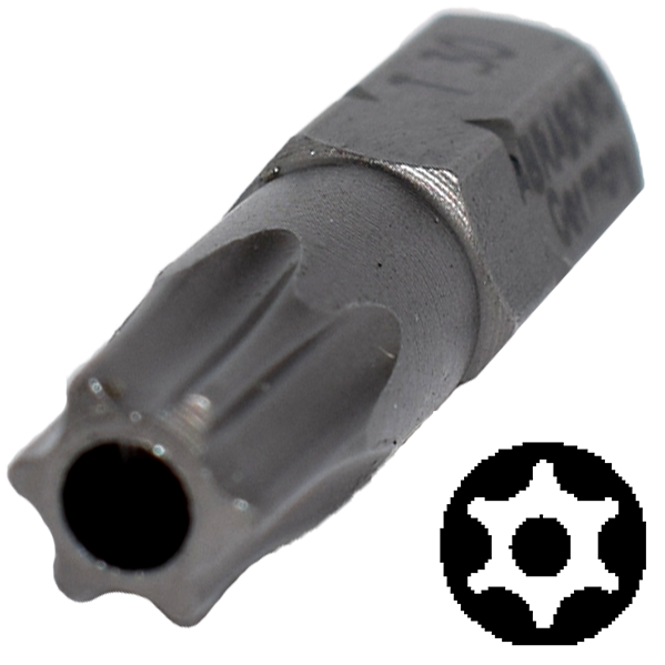 Abraboro TxTR 20 x 25 mm Torx Tamper SUPRA bit, 10 db/csomag termék fő termékképe