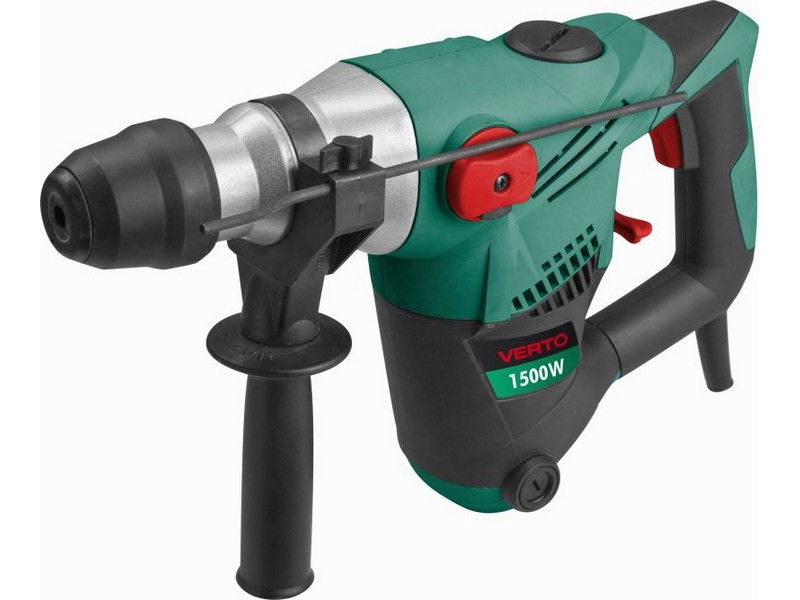 FÚRÓKALAPÁCS VERTO 50G390 1500W SDS+ KOFFERRAL termék fő termékképe