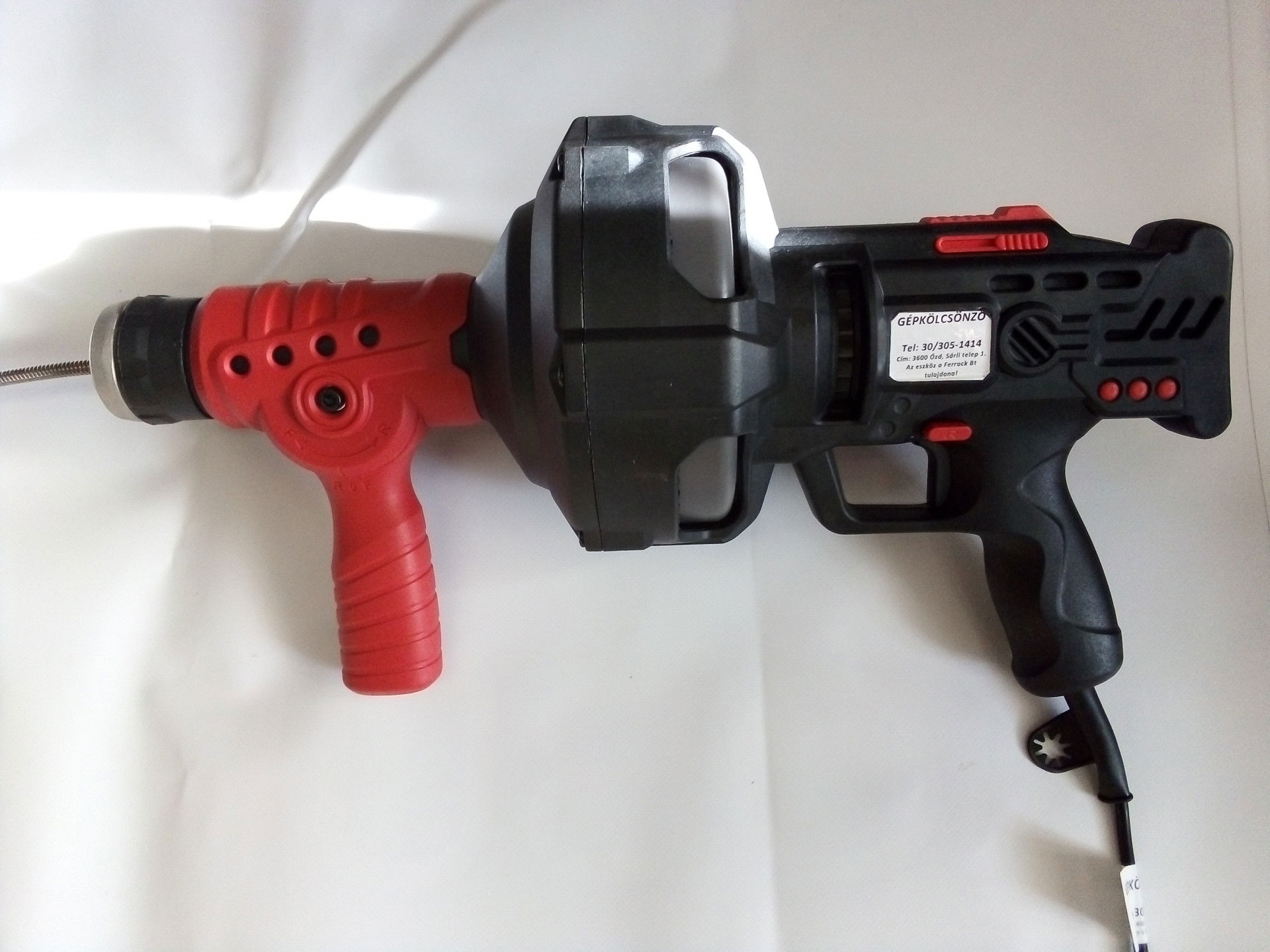 Elektromos duguláselhárító kölcsönzés termék fő termékképe