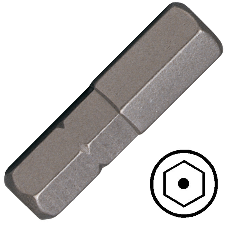 KENNEDY 5.5 mm furatos hatszög csavarbehajtó bit 1/4" hatszög illesztéssel, 25 mm termék fő termékképe