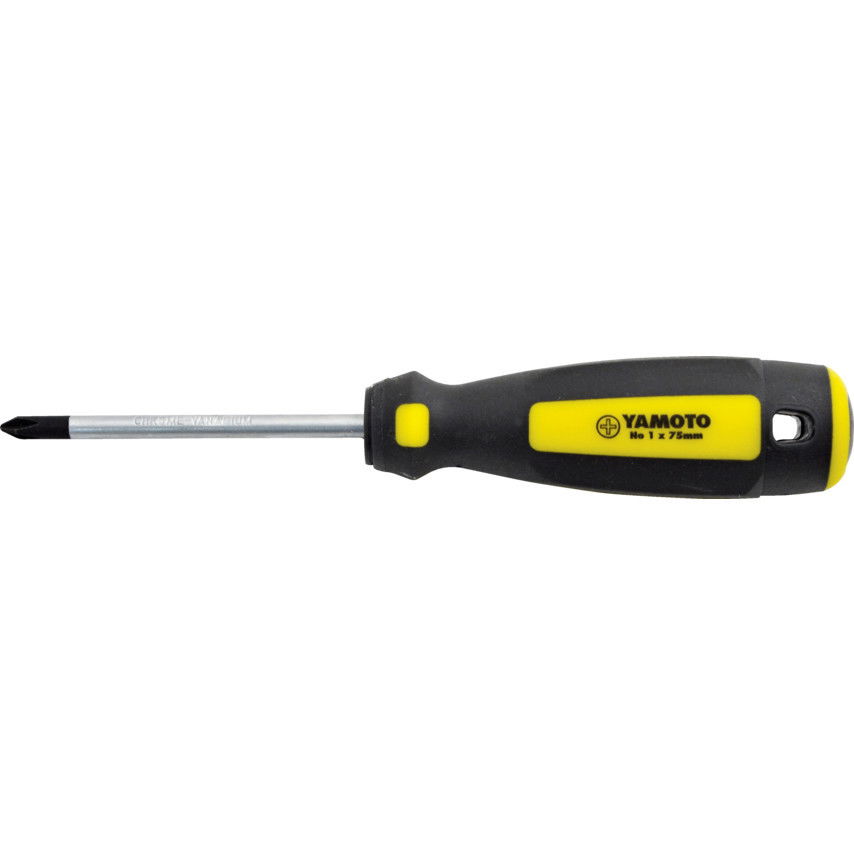 YAMOTO No.1 x 75 mm kereszthornyú Tri-Line csavarhúzó termék fő termékképe