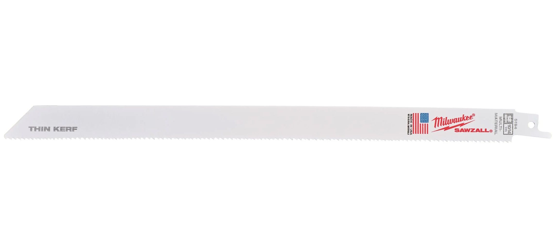 Milwaukee Univerzális szablyafűrészlap, Bi-Met, Co, 300 mm, 10/14 TPi, 5 db/csomag termék fő termékképe