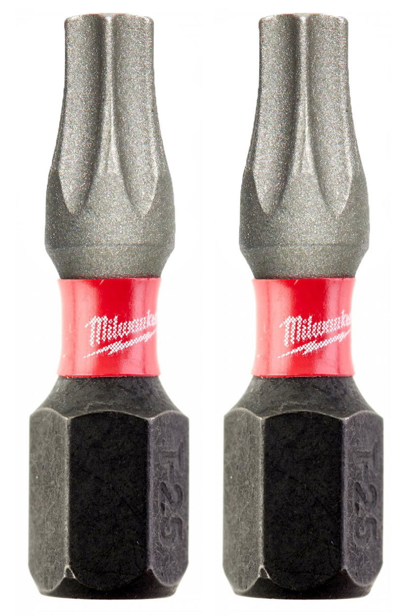 Milwaukee Shockwave Impact Duty™ csavarozó bit, 25 mm, TX 25, 2 db/bliszter termék fő termékképe