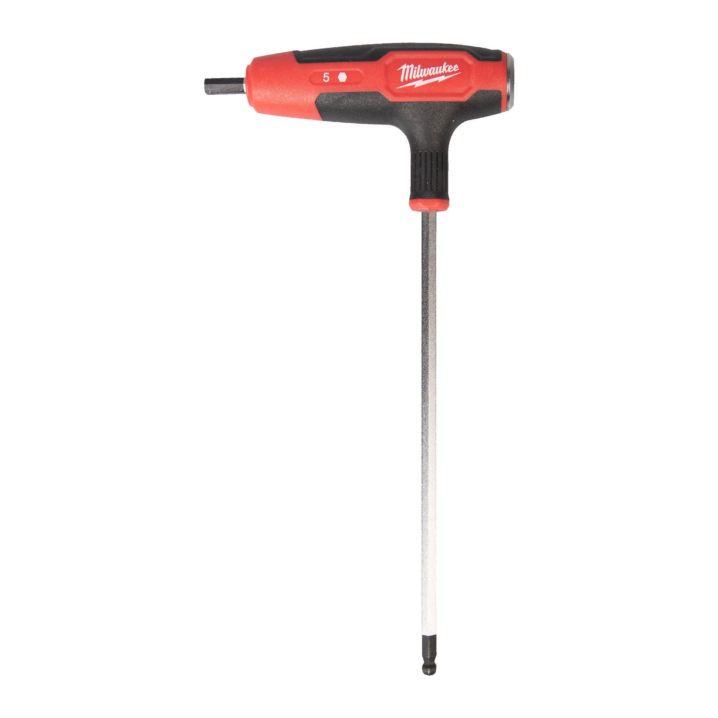 Milwaukee Gömbvégű T-imbuszkulcs komfort markolattal, 5 mm termék fő termékképe
