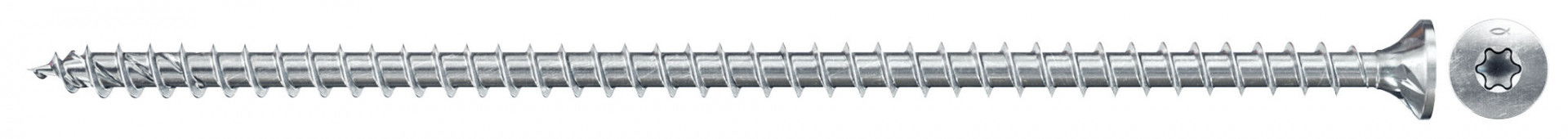 Fischer FPF II CTF 8.0 x 180 BC 50 süllyesztett fejű, kékre horganyzott, végigmenetes szerkezetépítő csavar TX behajtással, 50 db/csomag termék fő termékképe