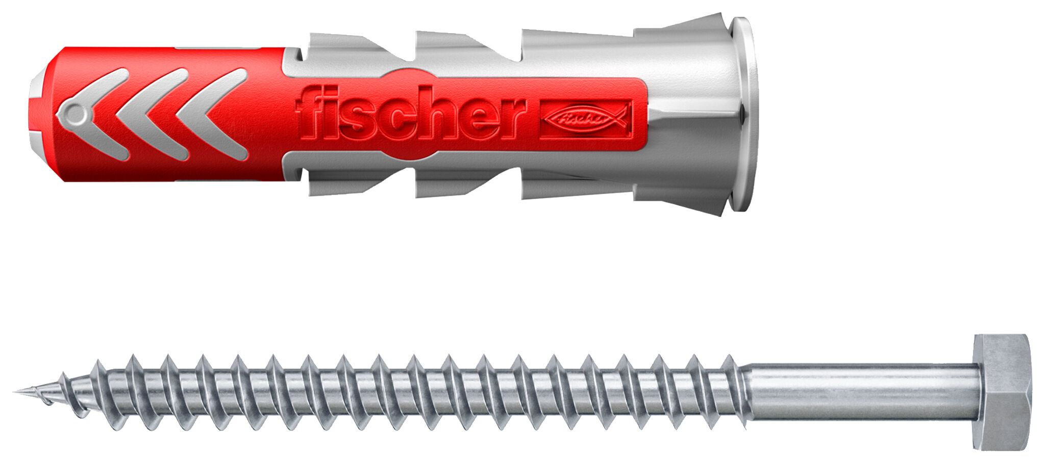 Fischer DuoPower kétkomponensű nylon dübel 12 x 60 S LD - szerkezetépítő csavarral, 10 db/csomag termék fő termékképe